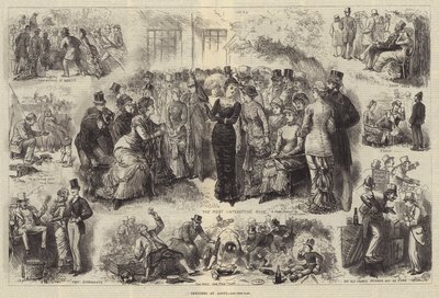 Sketches at Ascot by Harry Furniss